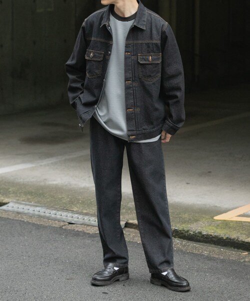 ITEMS URBANRESEARCH（アイテムズ アーバンリサーチ）の「5-pocket DENIM PANTS（デニムパンツ・メンズ・BLK/IDG BLU/BLU・M/L）」の7枚目の写真