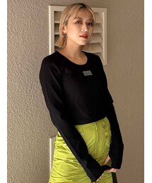 MURUA | ロゴテレコTシャツ(Tシャツ/カットソー)