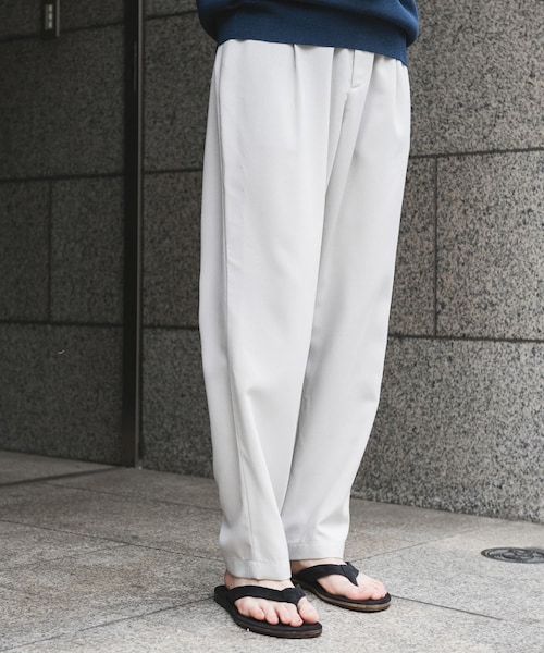 URBAN RESEARCH DOORS（アーバンリサーチドアーズ）の「『イージーケア/速乾』リネンライクイージートラウザー（その他パンツ・メンズ・OFF/GRAY/LIGHTBROWN/BLACK・S/M/L）」の8枚目の写真