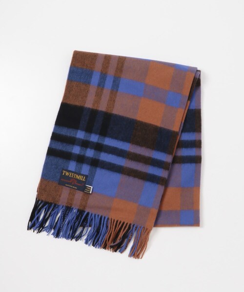 URBAN RESEARCH（アーバンリサーチ）の「TWEED MILL　Lambs wool stole（マフラー・レディース・B THOMPSON/BK NATURAL/S CHECK・-）」の15枚目の写真
