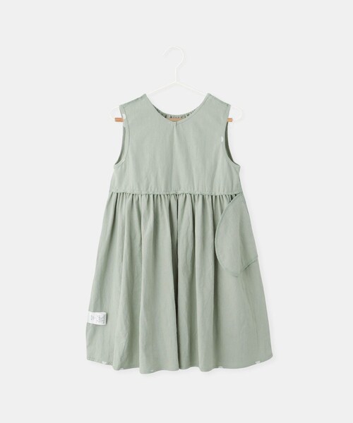 ROPE' PICNIC(ロペピクニック)の「【KIDS/キッズ】綿ワッシャードット柄ワンピース(ワンピース・キッズ・ベージュ/ライトグリーン・120/130/140/150)」の19枚目の写真