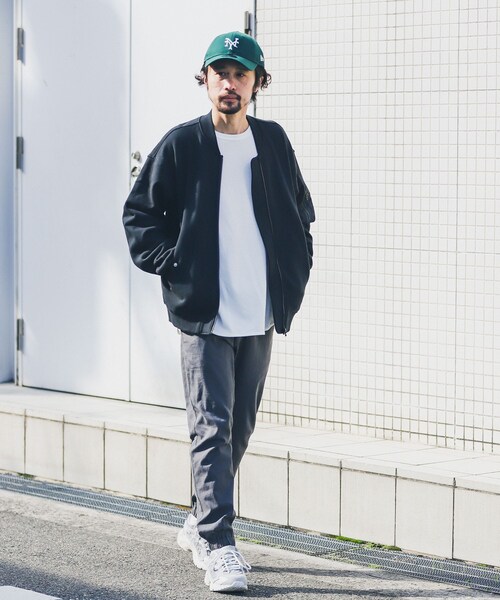 URBAN RESEARCH Sonny Label（アーバンリサーチサニーレーベル）の「裏毛スウェットMA-1ブルゾン（MA-1・メンズ・ライトキャメル/杢グレー/ブラック・M/L）」の7枚目の写真