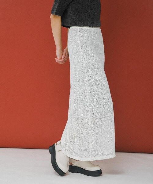 LAATO（ラート）の「melon lace skirt（スカート・レディース・インク/サブレ/パール・Free）」の7枚目の写真