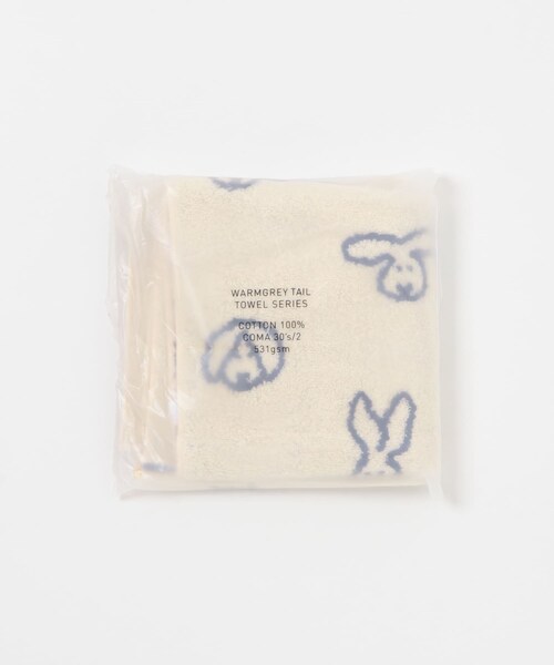 URBAN RESEARCH(アーバンリサーチ)の「WARMGREYTAIL FACETOWEL-BUNNY BUNNY(タオル・メンズ・CREAM/MINT・-)」の7枚目の写真