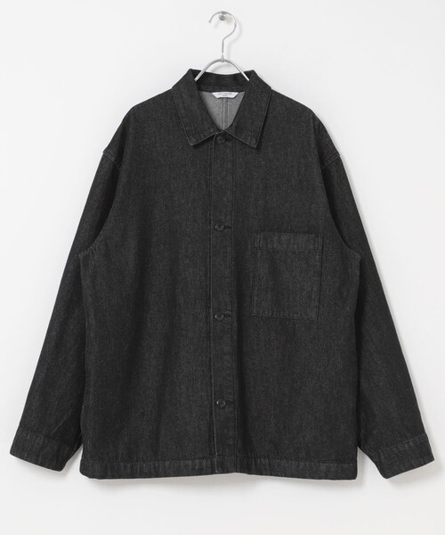 URBAN RESEARCH DOORS（アーバンリサーチドアーズ）の「デニムシャツカバーオール（カバーオール・メンズ・O.W./USED/BLACK・M/L）」の12枚目の写真