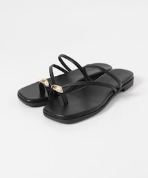 URBAN RESEARCH DOORS | メタルリングフラットサンダル(サンダル)