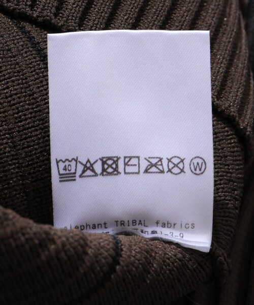 ADAM ET ROPE'(アダムエロペ)の「【elephant TRIBAL fabrics/エレファントトライバルファブリクス】Modern Command Knit(ニット/セーター・メンズ・ブラック/ダークブラウン・F)」の12枚目の写真