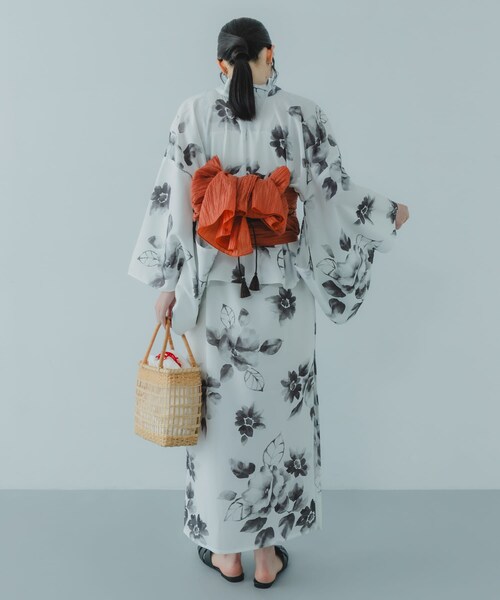SENSE OF PLACE by URBAN RESEARCH(センスオブプレイスバイアーバンリサーチ)の「『WEB/一部店舗限定』ストローカゴバッグ(かごバッグ・レディース・OFF WHITE/BLACK/GRAY・One)」の10枚目の写真