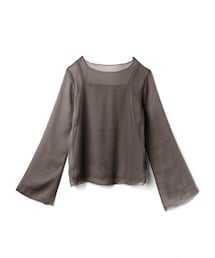 GRL | キャミソール付き楊柳シアートップス(Tシャツ/カットソー)