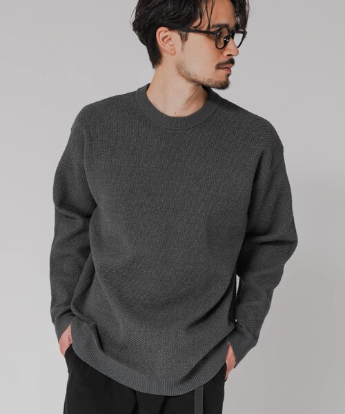 URBAN RESEARCH(アーバンリサーチ)の「モールリュクスプルオーバー(その他トップス・メンズ・IVORY/CHARCOAL/BLACK・M/L)」の4枚目の写真