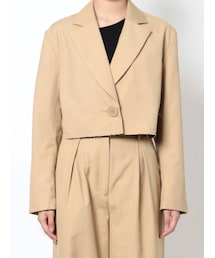 EMODA | クロップドスーツジャケット(テーラードジャケット)