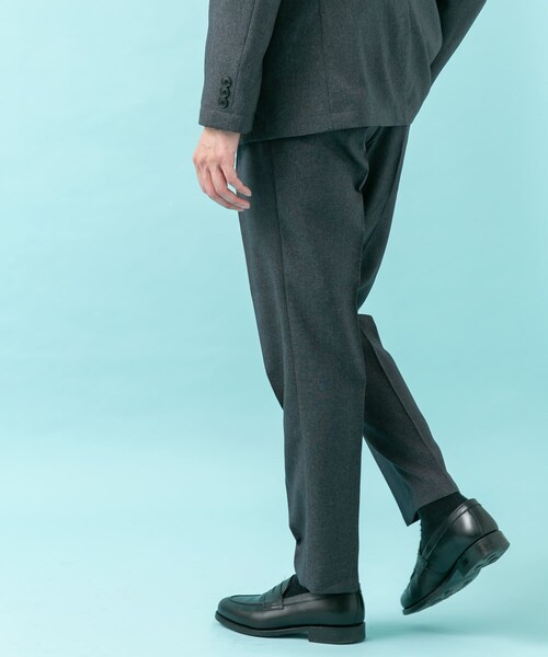 URBAN RESEARCH DOORS(アーバンリサーチドアーズ)の「LIFE STYLE TAILOR メランジストレッチパンツ(スラックス・メンズ・NAVY/GRAY/TAUPE・S/M/L/XL)」の7枚目の写真