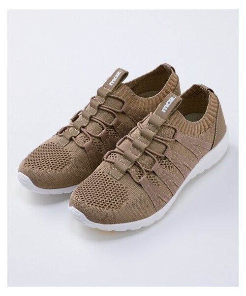 nissen（ニッセン）の「【ノベルティ付】moz（モズ）超軽量レディースニットスニーカー（ワイズ３Ｅ）（スニーカー・メンズ・黒/グレー/ネイビー/キャメル/ダークグレー・22.5cm/23.0cm/23.5cm/24.0cm/24.5cm/25.0cm）」の21枚目の写真