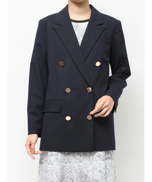 TONAL（トーナル）の「ベーシック金釦ブレザー（テーラードジャケット 