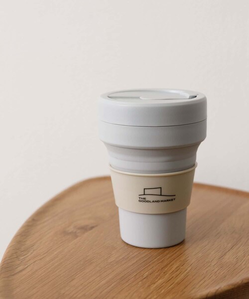 THE GOODLAND MARKET（ザグッドランドマーケット）の「『別注』stojo×TGM　cup 355ml（グラス/マグカップ/タンブラー・メンズ・OAT 2/OAT/CASHMERE/CASHMERE 2/EUCALYPTUS/LILAC/LILAC 2/EUCALY 2/SAGE/CARBON/SAGE2/CARBON2・FREE）」の8枚目の写真