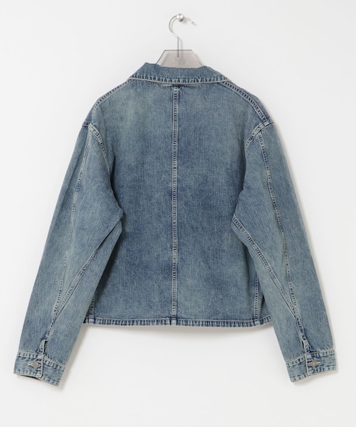 URBAN RESEARCH（アーバンリサーチ）の「ULTERIOR　FADED LIGHT DENIM SHORT COVERALL（カバーオール・メンズ・FADED BLUE・3/4）」の9枚目の写真