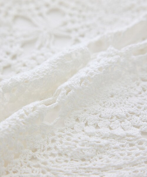 ADAM ET ROPE'(アダムエロペ)の「【WEB限定】クロシェバブーシュカ(バンダナ/スカーフ・レディース・ブラック/キナリ・F)」の20枚目の写真