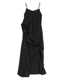 UN3D ノースリーブ ワンピース ブラック/カーキ　36 UN3D. 「UN3D.」 ノースリーブワンピース 36 ブラック