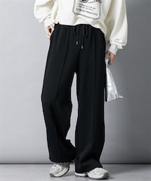 nissen | ドロストワイドパンツ(スウェットパンツ)
