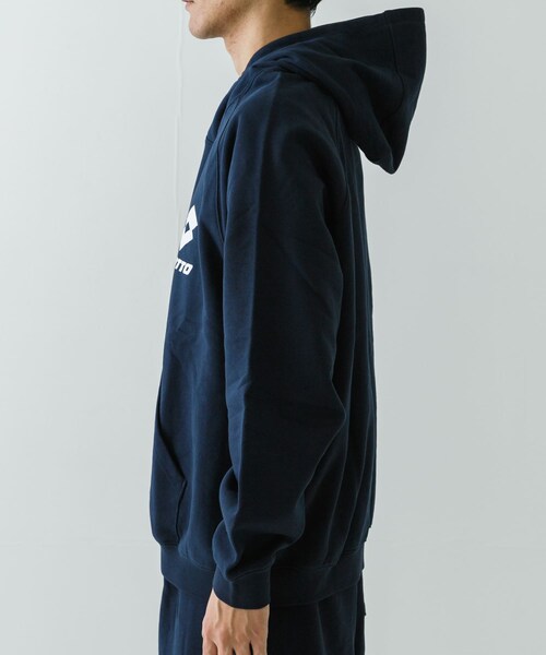 URBAN RESEARCH（アーバンリサーチ）の「LOTTO　CLASSIC BIG LOGO HOODIE（パーカー・メンズ・NAVY/GRAY/BLACK・M/L/XL）」の16枚目の写真
