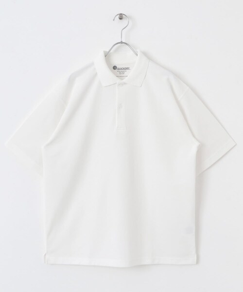 URBAN RESEARCH DOORS（アーバンリサーチドアーズ）の「『XLサイズ/WEB限定』『吸水速乾/接触冷感/イージーケア』クイックドライ 鹿の子 ポロシャツ（ポロシャツ・メンズ・BLUE GRAY/WHITE/BLACK・M/L/XL）」の12枚目の写真