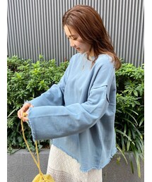 Ungrid | ダメージバックスリットスウェット(スウェット)