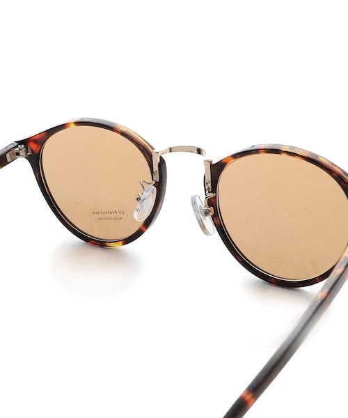 ROPE' PICNIC（ロペピクニック）の「メタルブリッジカラーグラスアイウェア/UVカット（サングラス・レディース・ライトグレー/ブラウン系/ピンク・F）」の7枚目の写真