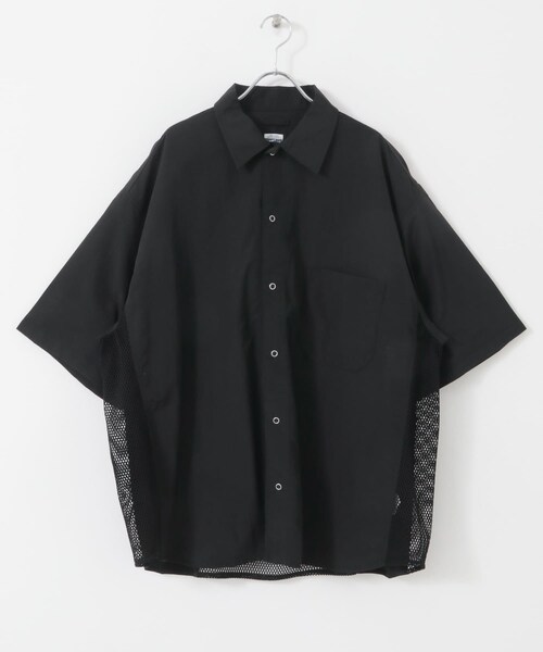 URBAN RESEARCH Sonny Label（アーバンリサーチサニーレーベル）の「ARMY TWILL　Nylon OX Mesh H/S Shirts（シャツ/ブラウス・メンズ・BLACK/KHAKI/WHITE・S/M）」の19枚目の写真