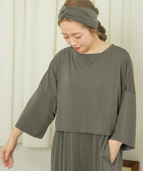 ITEMS URBANRESEARCH（アイテムズ アーバンリサーチ）の「ワンマイルトップス+ワンピ4点SET（その他アンダーウェア/インナー・レディース・PINK BEIGE/LIGHTKHAKI/DARK GRAY・one）」の9枚目の写真