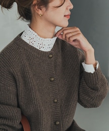 URBAN RESEARCH DOORS | アイレットレース衿ブラウス(シャツ/ブラウス)