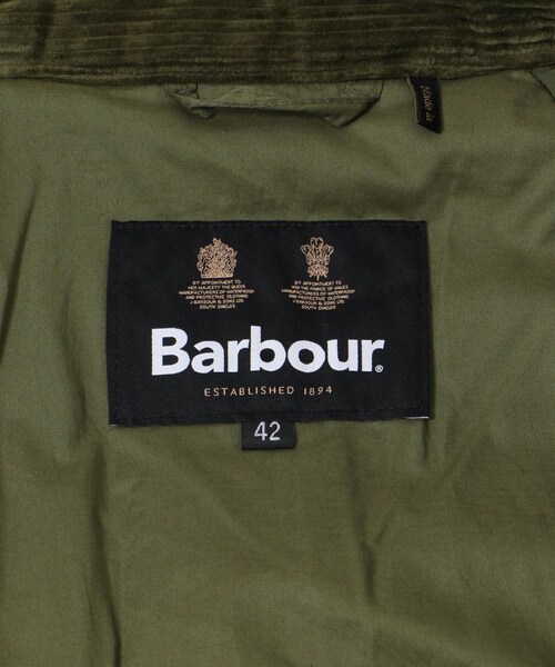 URBAN RESEARCH（アーバンリサーチ）の「Barbour　EXMOOR CASUAL COAT（ステンカラーコート・メンズ・BLACK/OLIVE・36/38/40/42）」の18枚目の写真