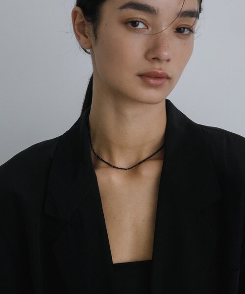 URBAN RESEARCH（アーバンリサーチ）の「decor『デコール』　Cut beads necklace（ネックレス・レディース・BLACK/NAVY/RED・-）」の5枚目の写真