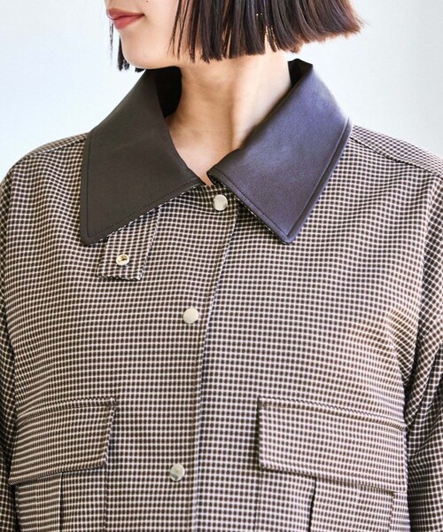 VIS（ビス）の「ショートカバーオールジャケット（カバーオール・レディース・ブラウン系/ベージュ・F）」の20枚目の写真