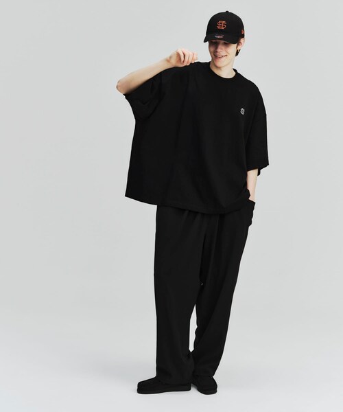 URBAN RESEARCH(アーバンリサーチ)の「SEE SEE SUPER WIDE TAPERED PANTS(その他パンツ・メンズ・BLACK/L GREY/D NAVY・M/L/XL/XXL)」の7枚目の写真