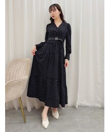 dazzlin | テーラーカラーコルセットワンピース(ワンピース)