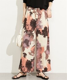 nissen | 総柄ワイドパンツ(その他パンツ)