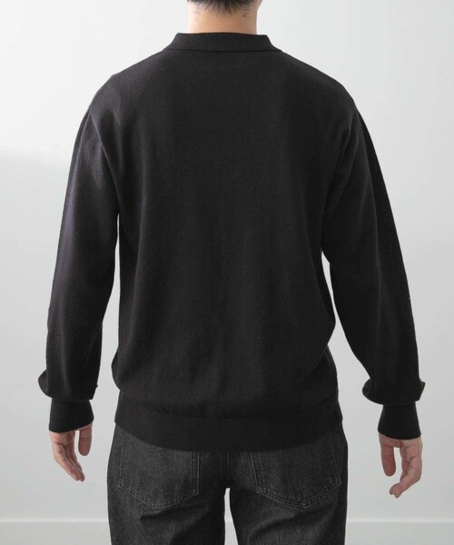 ITEMS URBANRESEARCH（アイテムズ アーバンリサーチ）の「カシミヤ×コットンポロセーター（ニット/セーター・メンズ・GRY/BRD/MOC/BLK・M/L）」の20枚目の写真