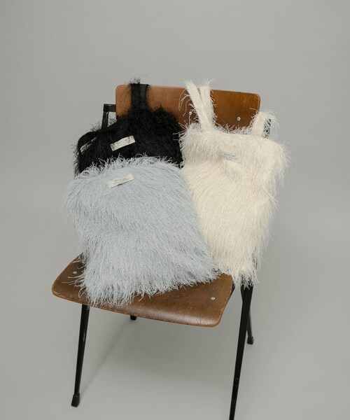 URBAN RESEARCH Sonny Label（アーバンリサーチサニーレーベル）の「シャギートートバッグ（トートバッグ・レディース・クリーム/ブルーグレー/ブラック・one）」の20枚目の写真