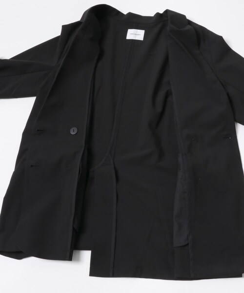 URBAN RESEARCH（アーバンリサーチ）の「ウール混ダブルブレストジャケット（テーラードジャケット・レディース・BLACK/BROWN・FREE）」の13枚目の写真