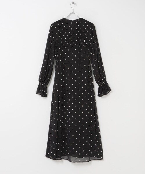 URBAN RESEARCH ROSSO（アーバンリサーチロッソ）の「『WEB限定』フラワー刺繍ピンタックフリルワンピース（ワンピース・レディース・BLACK・Free）」の14枚目の写真