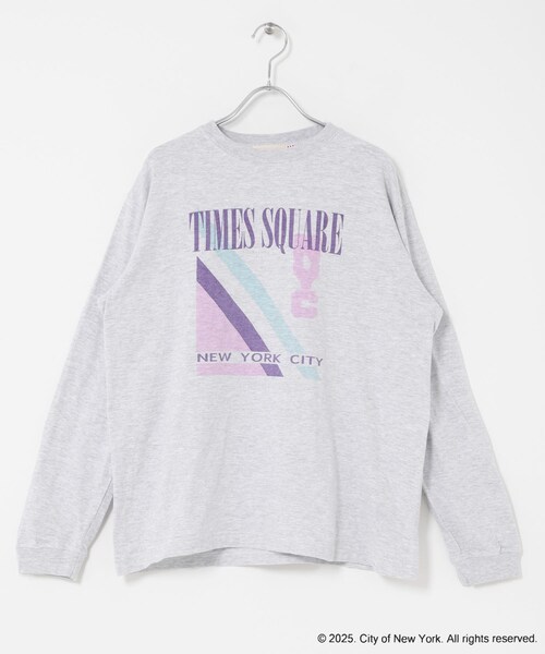 URBAN RESEARCH DOORS（アーバンリサーチドアーズ）の「GOOD ROCK SPEED　NYC LONG-SLEEVE SHIRTS（Tシャツ/カットソー・レディース・ASH・One）」の3枚目の写真