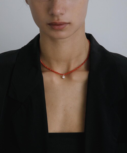 URBAN RESEARCH（アーバンリサーチ）の「decor『デコール』　Coral Heartchoker（ネックレス・レディース・SV・-）」の5枚目の写真