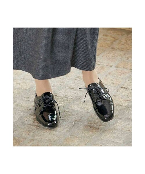 ing（イング）の「イング ing ソフトレースアップシューズ （ドレスシューズ・レディース・BL/WH/BLE・225/22.5cm/230/23cm/235/23.5cm/240/24cm/245/24.5cm）」の10枚目の写真