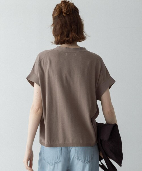 URBAN RESEARCH Sonny Label（アーバンリサーチサニーレーベル）の「クールミストフレンチニットカーディガン（カーディガン/ボレロ・レディース・ブラック/L.グレー/モカグレー・Free）」の16枚目の写真