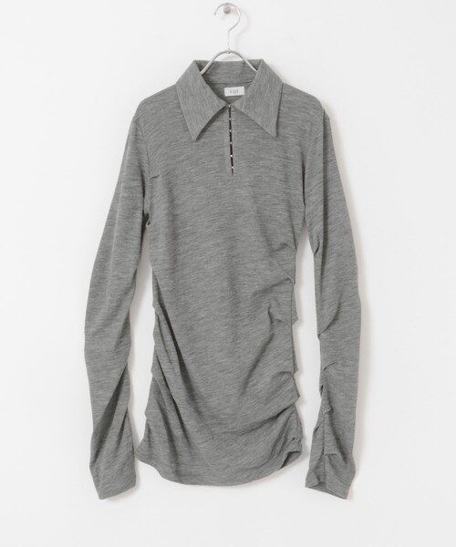 URBAN RESEARCH DOORS（アーバンリサーチドアーズ）の「tiit tokyo　tack&twist tops（ニット/セーター・レディース・gray/beige・38）」の4枚目の写真