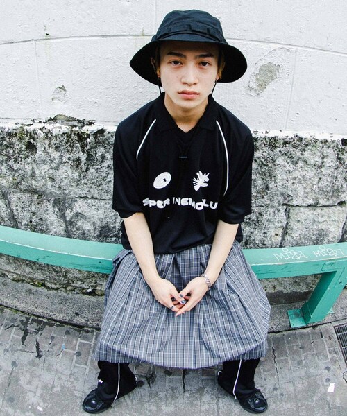SENSE OF PLACE by URBAN RESEARCH(センスオブプレイスバイアーバンリサーチ)の「『別注』SHUHEI KOKI×SENSE OF PLACE ゲームシャツ(Tシャツ/カットソー・メンズ・BLACK/L.BLUE/NAVY・M/L)」の9枚目の写真