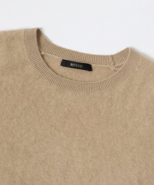 URBAN RESEARCH ROSSO（アーバンリサーチロッソ）の「ストール付ハーフスリーブファーニット（ニット/セーター・レディース・OFF/LATTE/L.BLUE・Free）」の8枚目の写真
