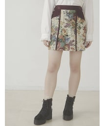 merry jenny | ジャガードキリカエミニスカート(スカート)