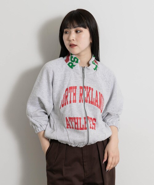 THE GOODLAND MARKET（ザグッドランドマーケット）の「77circa　track jacket cutback JK（テーラードジャケット・レディース・gray1/gray2/gray3/gray4/navy1/navy2/navy3/navy4・one）」の9枚目の写真