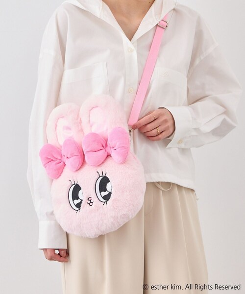 ROPE' PICNIC（ロペピクニック）の「【Esther Bunny/エスターバニー】【WEB限定】フェイスショルダーバッグ リボンバニー（ショルダーバッグ・レディース・ピンク・F）」の18枚目の写真